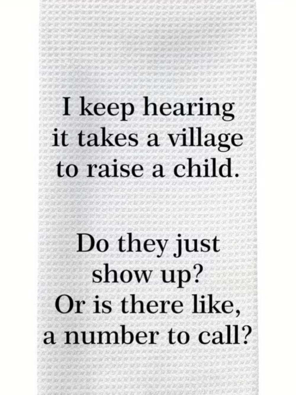 Humorous Dish Towel